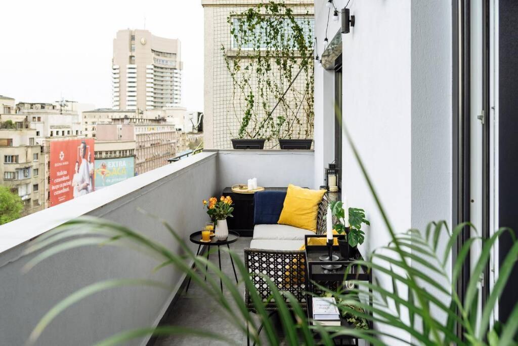 Amazing City View - Terrace+Netflix - City Center Bucharest Exterior photo